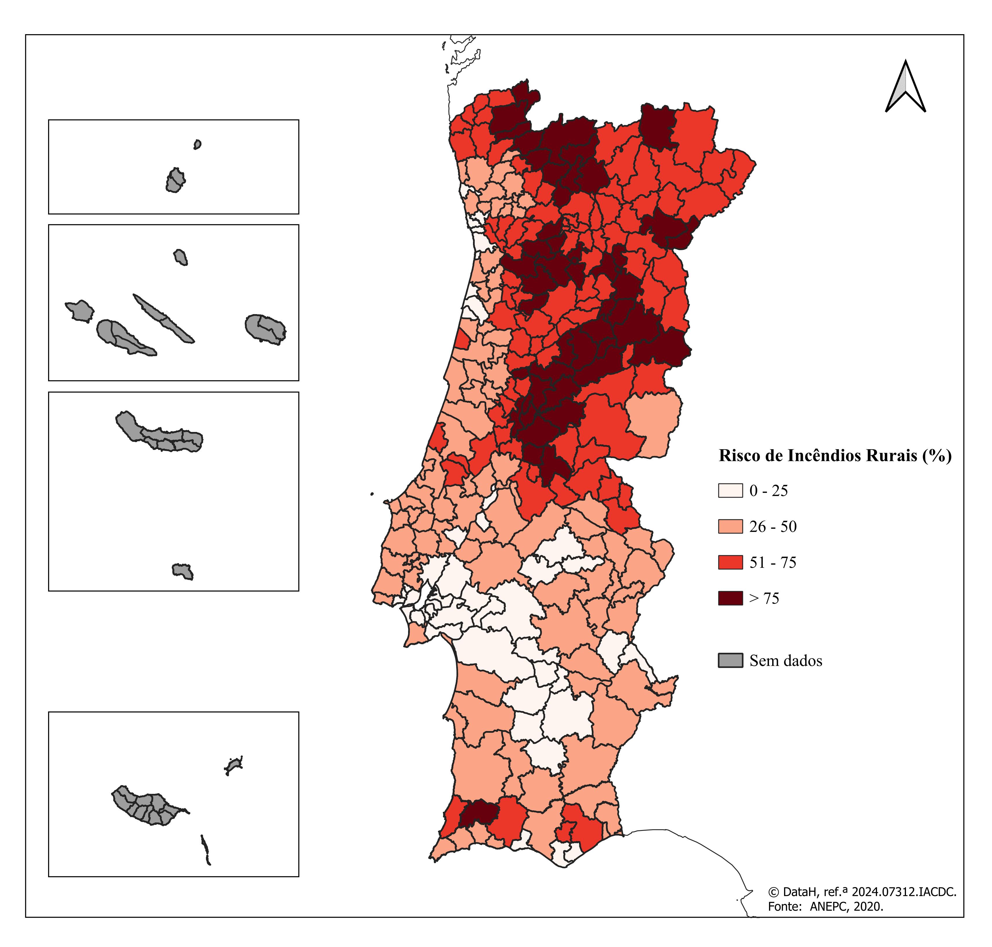 Risco de Incêndios Rurais