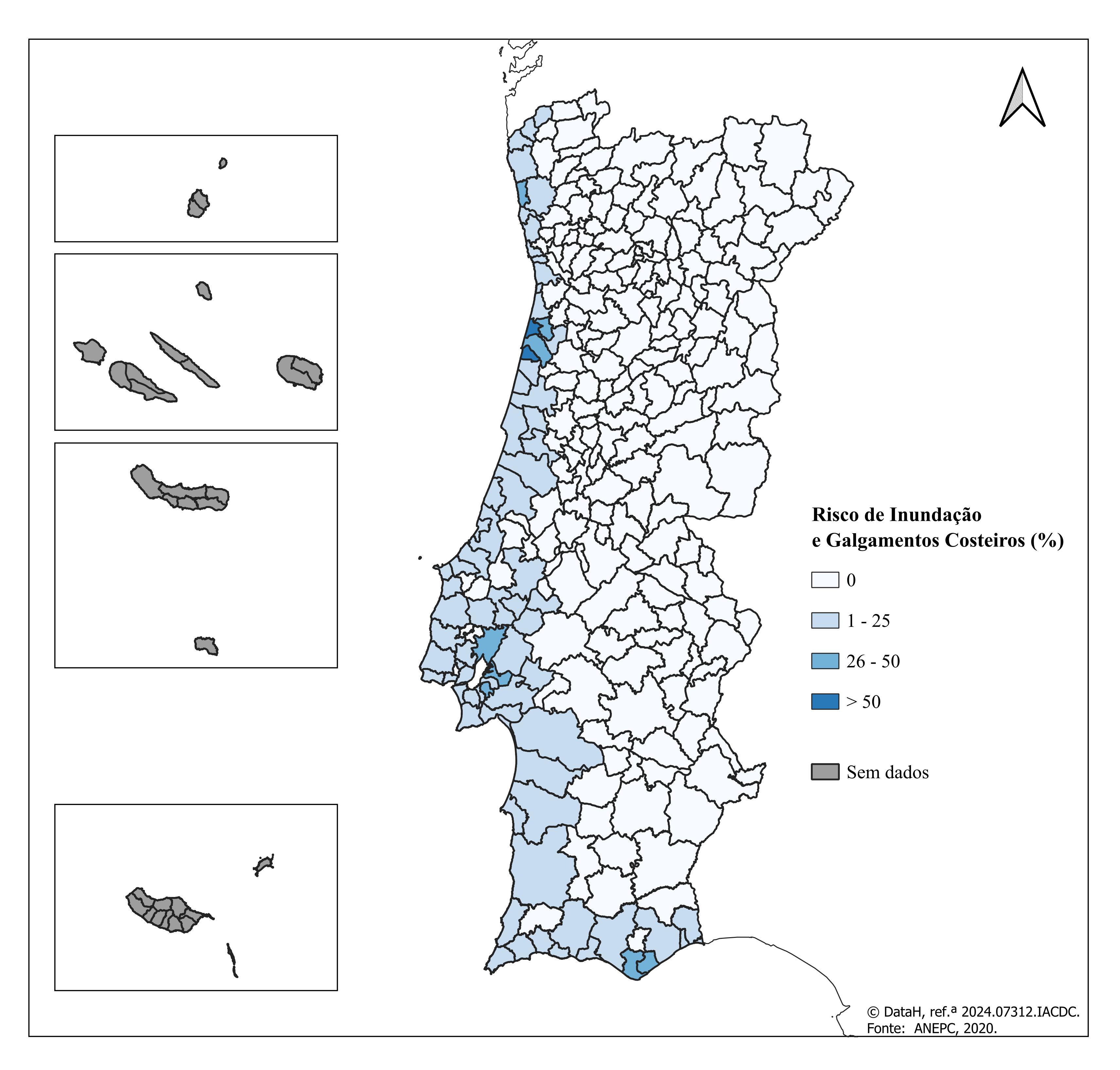 Risco de Inundação por Galgamentos